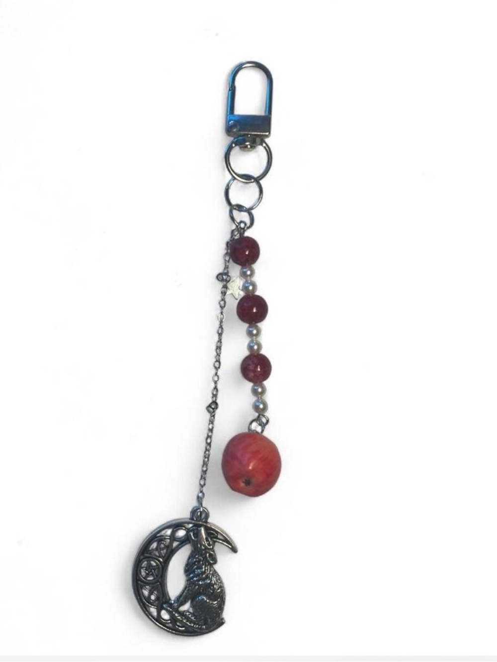 Handmade Twilight Team Jacob Keychain Charm